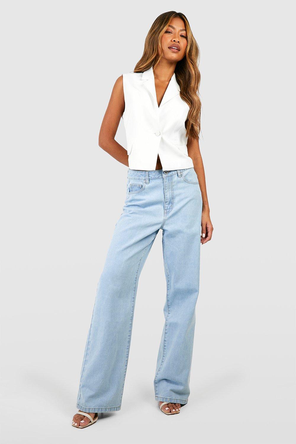 High waisted hot sale boyfriend jeans cheap